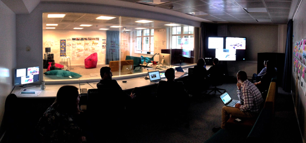 Observation room in London User Experience Lab